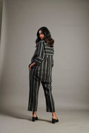 Dhaari Linen Pleated Pants - Sale