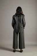 Dhaari Linen Oversized Pocket Shirt - Sale