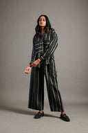 Dhaari Linen Oversized Pocket Shirt - Sale