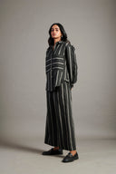 Dhaari Linen Oversized Pocket Shirt - Sale