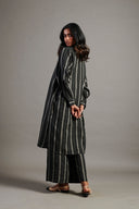 Dhaari Linen Shirt Dress - Sale