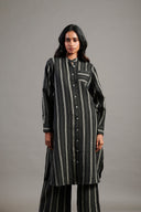 Dhaari Linen Shirt Dress - Sale