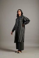 Dhaari Linen Shirt Dress - Sale