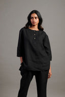 Kohl Co-Linen Short Kurta - Sale