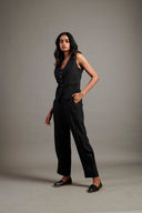 Kohl Linen Waist Coat On Sale