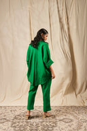 Panna Linen Oversized Flared Shirt On Sale