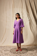 Jambu Linen Billow Dress On Sale