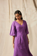 Jambu Linen Billow Dress On Sale