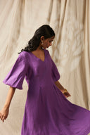 Jambu Linen Billow Dress - Sale