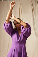 Jambu Linen Billow Dress - Sale