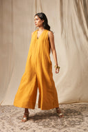 Jaisalmer Linen Flared Jumpsuit