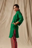 Surekha Linen Drawstring Pants - Sale