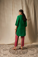 Surekha Linen Drawstring Pants - Sale
