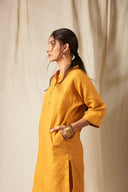 Jaisalmer Linen Pleated Pants On Sale