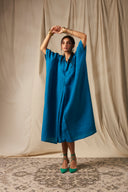 Indus Linen Kaftan Dress