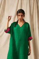 Panna Linen Dolman Kurta - Sale
