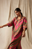 Surekha Linen Dolman Kurta Set - Sale