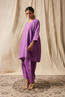 Jambu Linen Women's Kurta Set On Sale