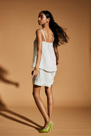 Taj Linen High Waist Shorts On Sale