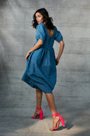 Ballpen Linen Farm Dress On Sale