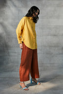 Sarsav Linen Oversized Shirt On Sale