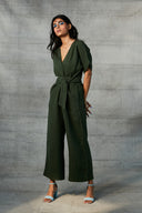 Kai Linen Wrapped Jumpsuit