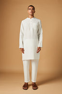Taj Linen Men's Kurta Set On Sale