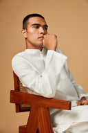 Taj Linen Men's Kurta Set On Sale