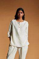 Taj Linen Short Kurta