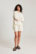 Vanilla Co-Linen Classic Shirt On Sale