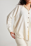 Vanilla Co-Linen Classic Shirt On Sale