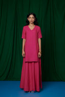 Rani Linen Sharara Set On Sale