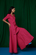 Rani Linen Sharara Set On Sale