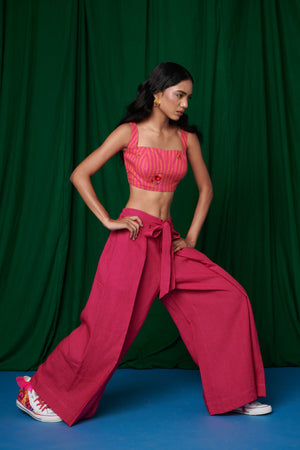 Rani Linen Wrap Pants