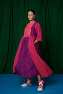 Linen Multi-Panelled Dress On Sale