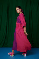 Linen Multi-Panelled Dress On Sale