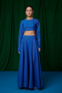 Neelam Linen Ghera Skirt On Sale