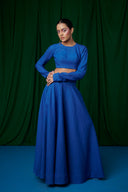 Neelam Linen Ghera Skirt On Sale