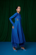 Neelam Linen Anarkali Kurta Set On Sale
