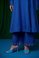 Neelam Linen Anarkali Kurta Set On Sale