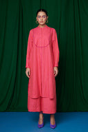 Coral Linen Shirt Dress and Culotte Pants On Sale