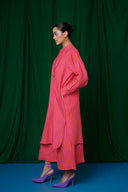 Coral Linen Shirt Dress and Culotte Pants On Sale