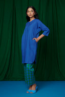 Neelam Linen Panelled Kurta On Sale