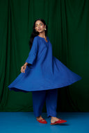Neelam Linen Pheran Kurta Set - Sale