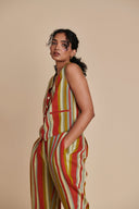 Leher Linen Waist Coat - Sale