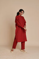 Anaar Linen Shirt Dress On Sale