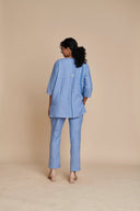 Ashwem Linen Short Kurta On Sale