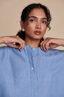 Ashwem Linen Short Kurta On Sale