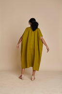 Mehendi Linen Kaftan Dress - Sale