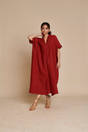 Anaar Linen Kaftan Dress